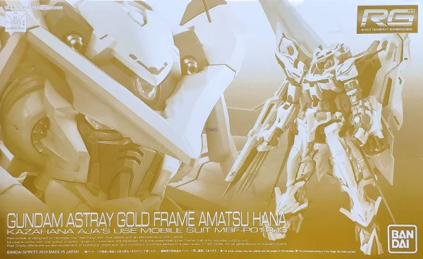 RG 1/144 GUNDAM ASTRAY GOLD FRAME AMATSU HANA 1