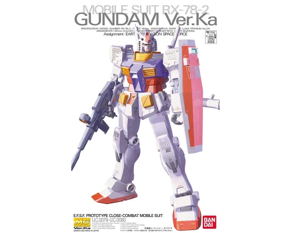 MG 1/100 RX-78-2 GUNDAM (VER.KA) 1