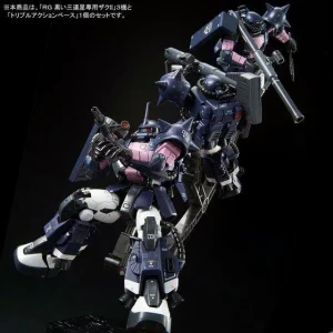 RG 1/144 MS-06R-1A BLACK TRI-STARS ZAKU II TRIPLE ACTION SET 16