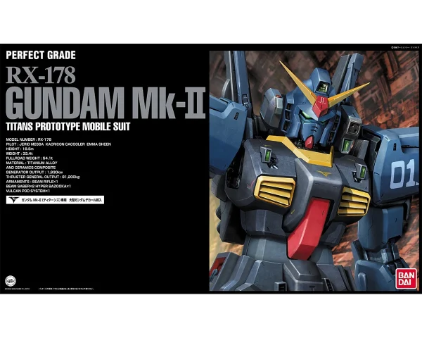 PG 1/60 RX178 GUNDAM MKII TITANS BLACK 1