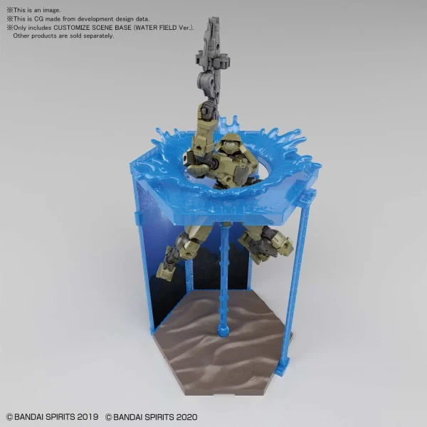 30MM CUSTOMIZE SCENE BASE 05 (ABOVE THE WATER VER.) 4