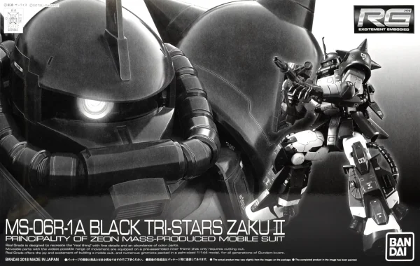 RG 1/144 MS-06R-1A BLACK TRI-STAR ZAKU II 1